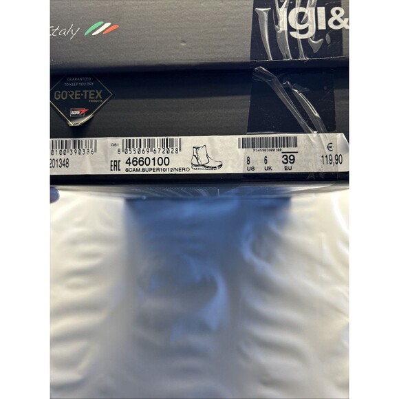 Igi & Co Goretex Suede Winter Booties Black Women SZ 8 New in Box - Picture 9 of 9